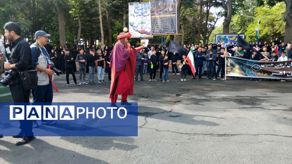 پیاده‌روی جاماندگان اربعین حسینی در اهر