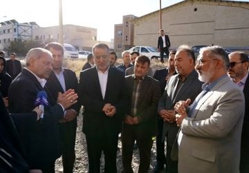 کلنگزنی احداث هنرستان جدید «حاج محمدکریم فضلی» در بیرجند