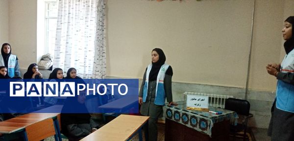 مانور زلزله در دبیرستان حاج مهدی روحانی ارغا