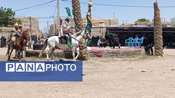 تعزیه‌خوانی روز عاشورا در روستای سلطان میدان خراسان رضوی