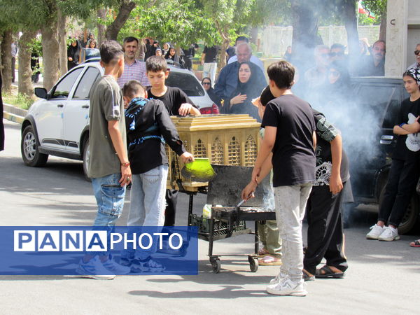مراسم تاسوعای حسینی در کامیاران 