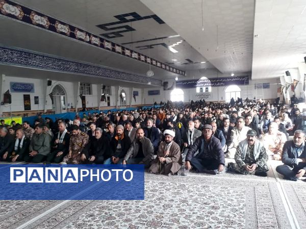 اجتماع بزرگ  بسیجیان شیروان در مصلی امام خامنه‌ای (مدظله العالی) 