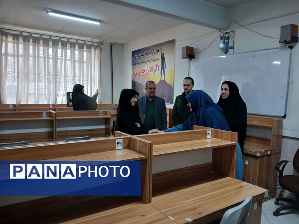افتتاحیه سالن مطالعه شهید سردار سلیمانی در دبیرستان آزرم ناحیه یک مشهد