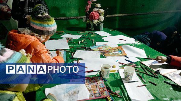 موکب  فرهنگی کودکان در شهرستان کاشمر 