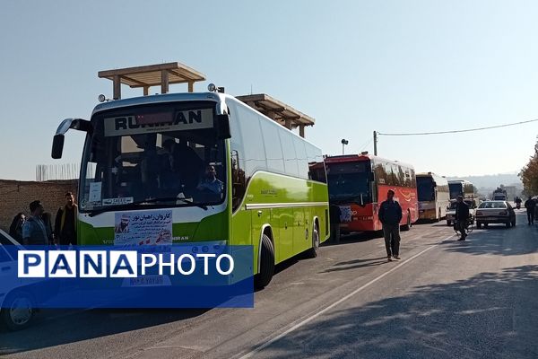 اعزام دانش‌آموزان دختر آشخانه به اردوی راهیان نور