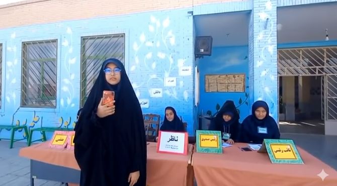 برگزاری انتخابات شورای دانش‌آموزی در دبیرستان شهید حسین جواهریان