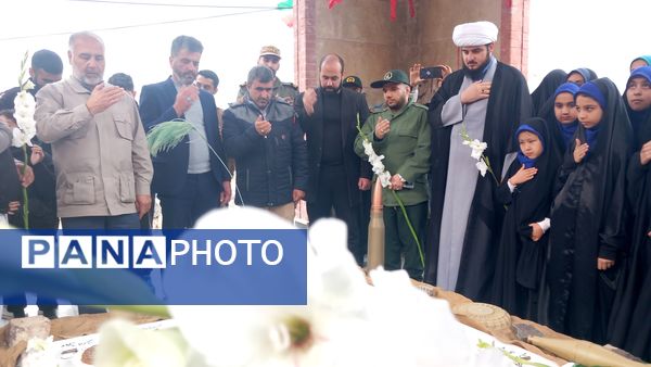 تجدید میثاق مردم صفادشت با شهدای گمنام