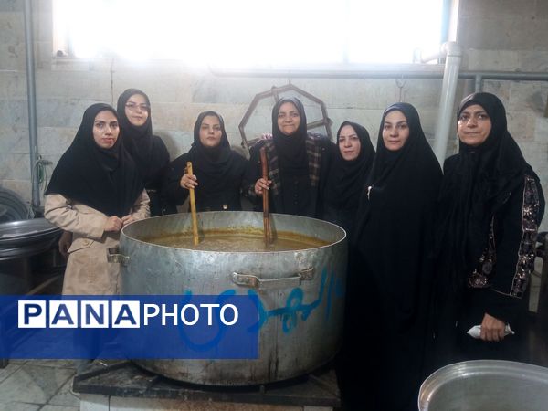 مراسم روز دانش آموز در دبستان دخترانه نرجس یک