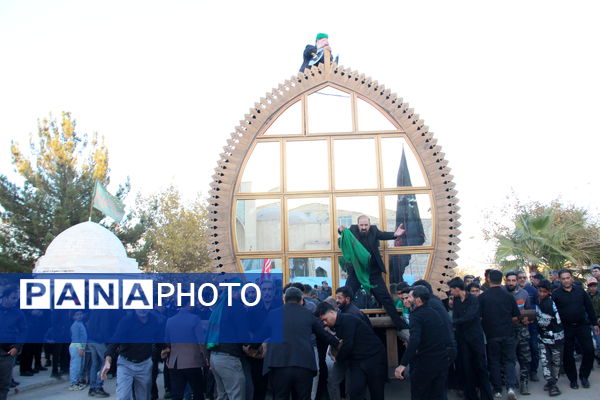 دسته عزای شهادت حضرت فاطمه الزهرا (س) در امامشهر یزد