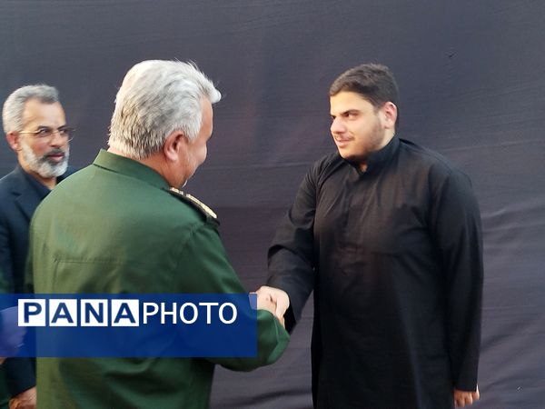 بازدید مسئولان بسیج کاشمر از هیئت دانش آموزی انصار المهدی (عج) رهروان شهدا و قاسم بن الحسن 