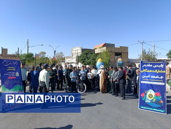 همایش دوچرخه سواری در شهرستان خلیل آباد 