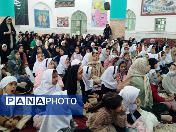 مراسم ولادت حضرت فاطمه زهرا در مهدیه صاحب زمان روستای دهنو شهرستان خلیل آباد