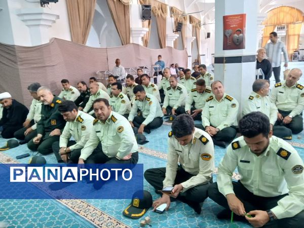 برگزاری نماز عبادی سیاسی جمعه همزمان با شروع هفته انتظامی در شهرستان خلیل اباد 