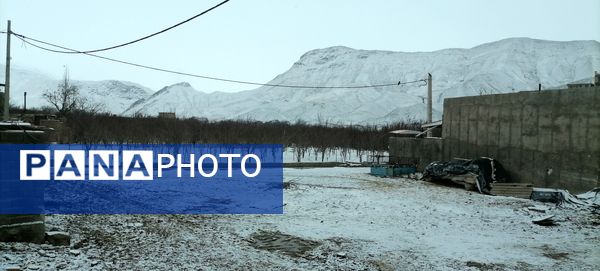 دومین بارش برف پاییزی در شهرزیبای بار نیشابور