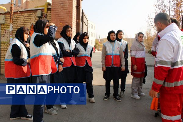 مانور سراسری زلزله و ایمنی در پردیس