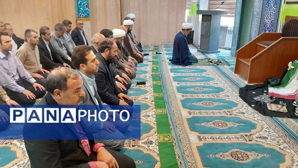 مراسم سالگرد شهادت آیت‌الله رئیسی در اداره‌کل آموزش‌وپرورش استان البرز 
