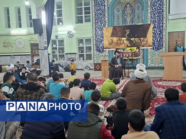 اعتکاف دانش‌آموزان مسجد انقلاب شهرستان بجنورد 