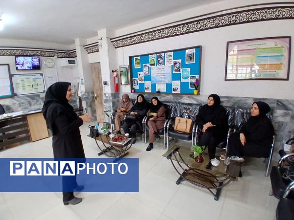  مانور زلزله در مدرسه سمانه ناحیه یک 