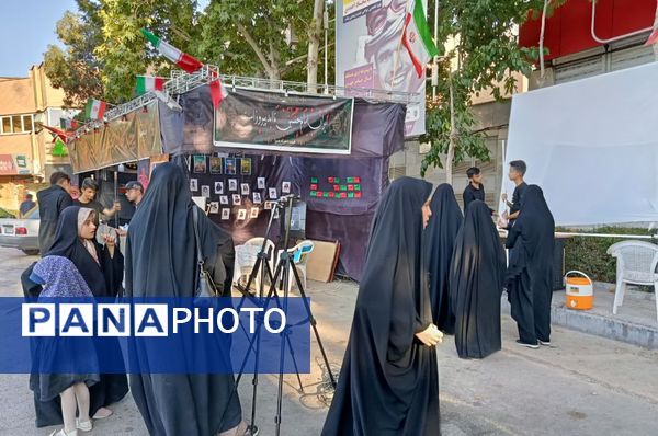 برپایی موکب دختران بصیرا در بجنورد 
