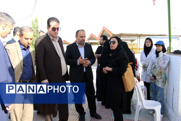 بازدید معاون پرورشی و فرهنگی وزارت آموزش و پرورش از اردوگاه دانش آموزان شهید چمران بجنورد