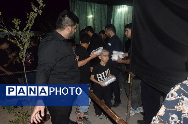 مراسم شب نهم محرم در هیئت فرهنگیان  نیشابور