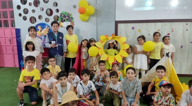 افتتاح پنجمین کمپ تابستانه در دبستان پسرانه هدف