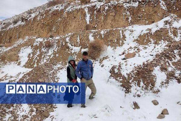خودنمایی برف در شهر بار نیشابور