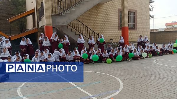 مراسم المپیاد ورزشی درون مدرسه ای دبستان شطیطه۲