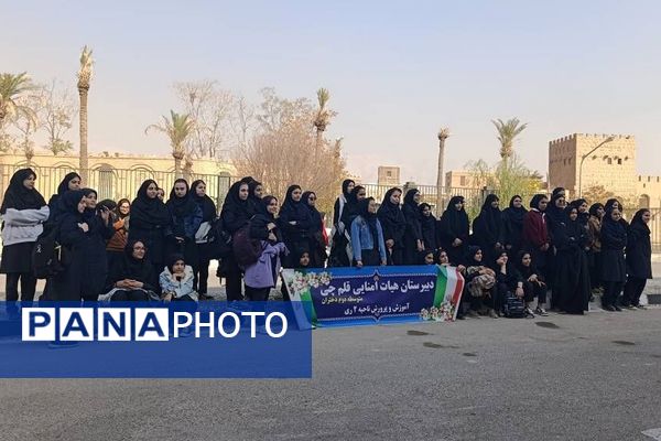 اردوی یک روزه دانش‌آموزان ناحیه دو شهرری در شهرک سینمایی غزالی