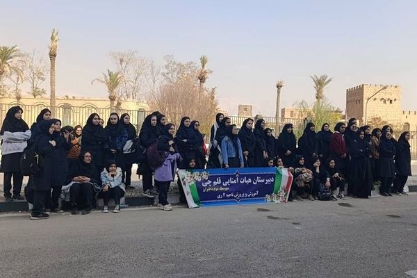 اردوی یک روزه دانش‌آموزان ناحیه دو شهرری در شهرک سینمایی غزالی