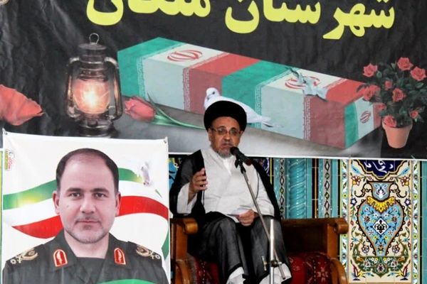 ادای احترام به حماسه‌سازان مقاومت؛ مراسم چهلم شهدای جنگ ۱۲ روزه در ملکان