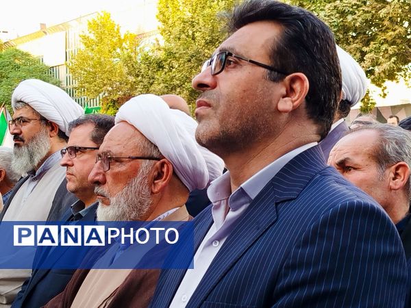 تجمع مردم شهرستان کاشمر علیه رژیم صهیونی 