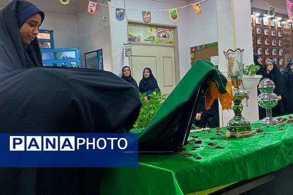 حضور خادمین آستان قدس رضوی در مدرسه شاهد کوثر رباط‌کریم به مناسبت دهه کرامت
