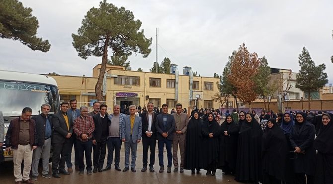 بازدید مسولان فحک از هنرستان فلسطین