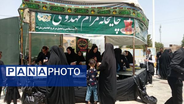 مراسم عزاداری عاشورای حسینی با حضور پرشور مردم و هیات‌های مذهبی شهرستان کاشمر 