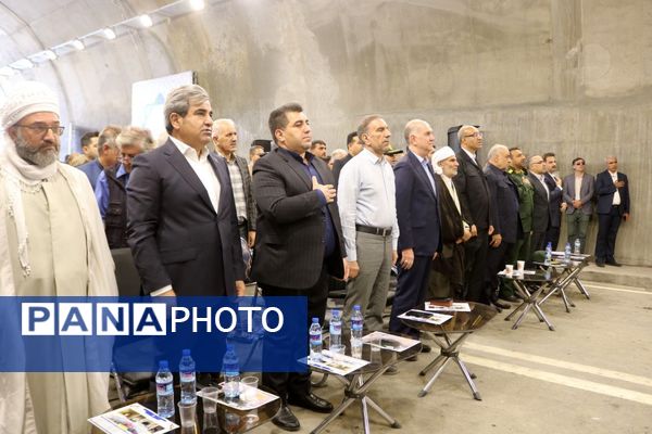 افتتاح طولانی‌ترین تونل جاده‌ای کرمانشاه 