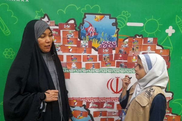 کودکان در حرم امام رضا (ع) با انتخابات آشنا شدند