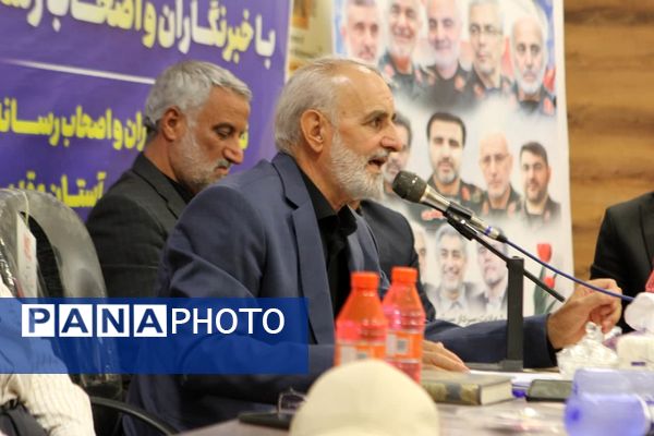 نشست خبری رئیس هیات امنا و مدیر روابط عمومی آستان حضرت سلطانعلی(ع) و اصحاب رسانه