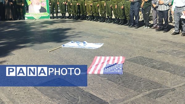 راهپیمایی بشارت نصر در نیشابور 