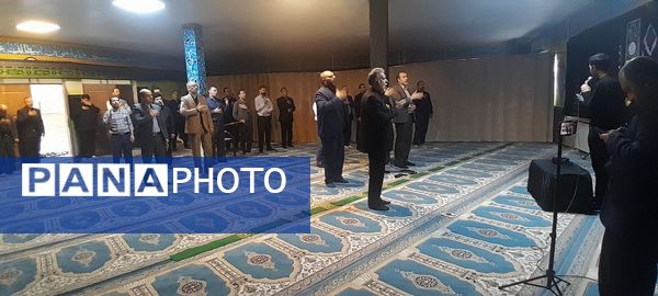 مراسم عزاداری سید الشهدا در اداره‌کل آموزش و پرورش‌البرز
