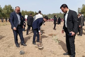 سپردن نهال‌ها به جانِ خاک با دستان خوزستانی‌ها