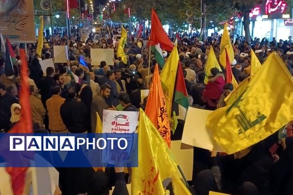 تجمع کودکان و نوجوانان زنجانی در محکومیت جنایات رژیم صهیونیستی 