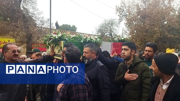 تشییع شهید گمنام در نیشابور 