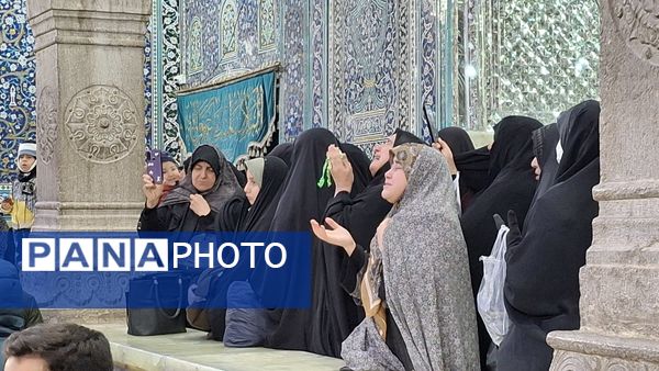 مراسم عزاداری شام شهادت امام هادی(ع) در حرم بانوی کرامت 