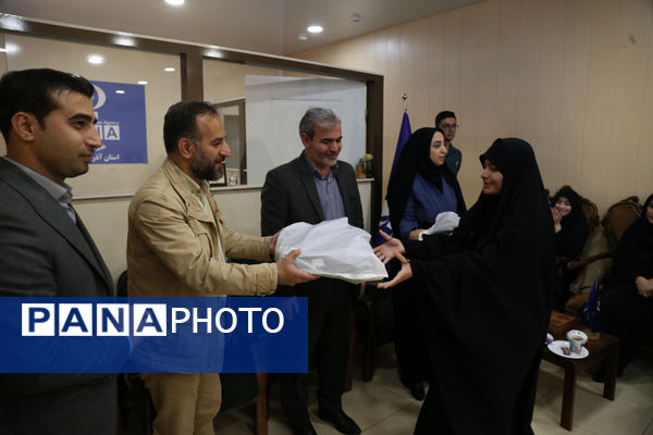 حضور مدیرکل آموزش و پرورش آذربایجان شرقی در خبرگزاری پانا به‌مناسبت سالروز تاسیس این رسانه
