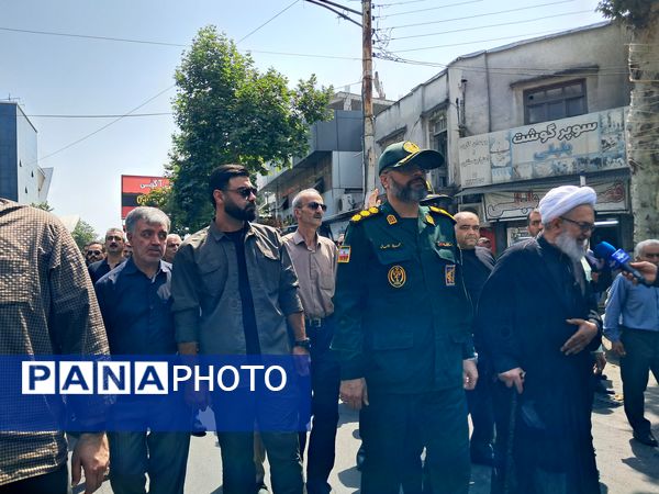 تشییع پیکر شهید پارسا شکوهی در قائمشهر