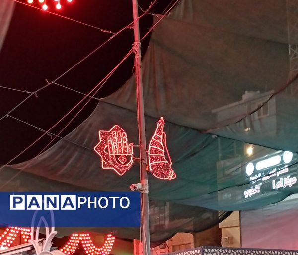 حرکت کاروان پیاده شهدای شهرستان خانمیرزا در اربعین حسینی