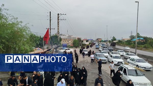 پیاده‌روی اربعین حسینی در آمل 