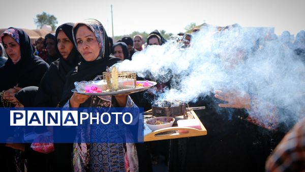 تشییع پیکر مطهر شهید گمنام در روستاهای شهرستان ریگان