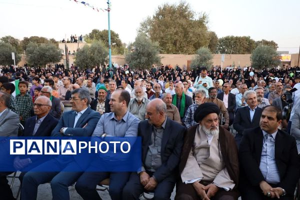 آیین افتتاح آموزشگاه خیر نیک‌اندیش جعفر شکیب در مهریز